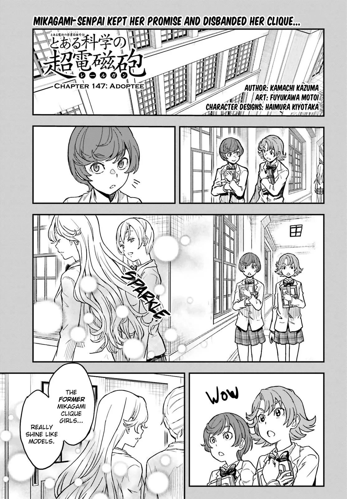 Read To Aru Kagaku no Railgun Chapter 147 - Adoptee Online