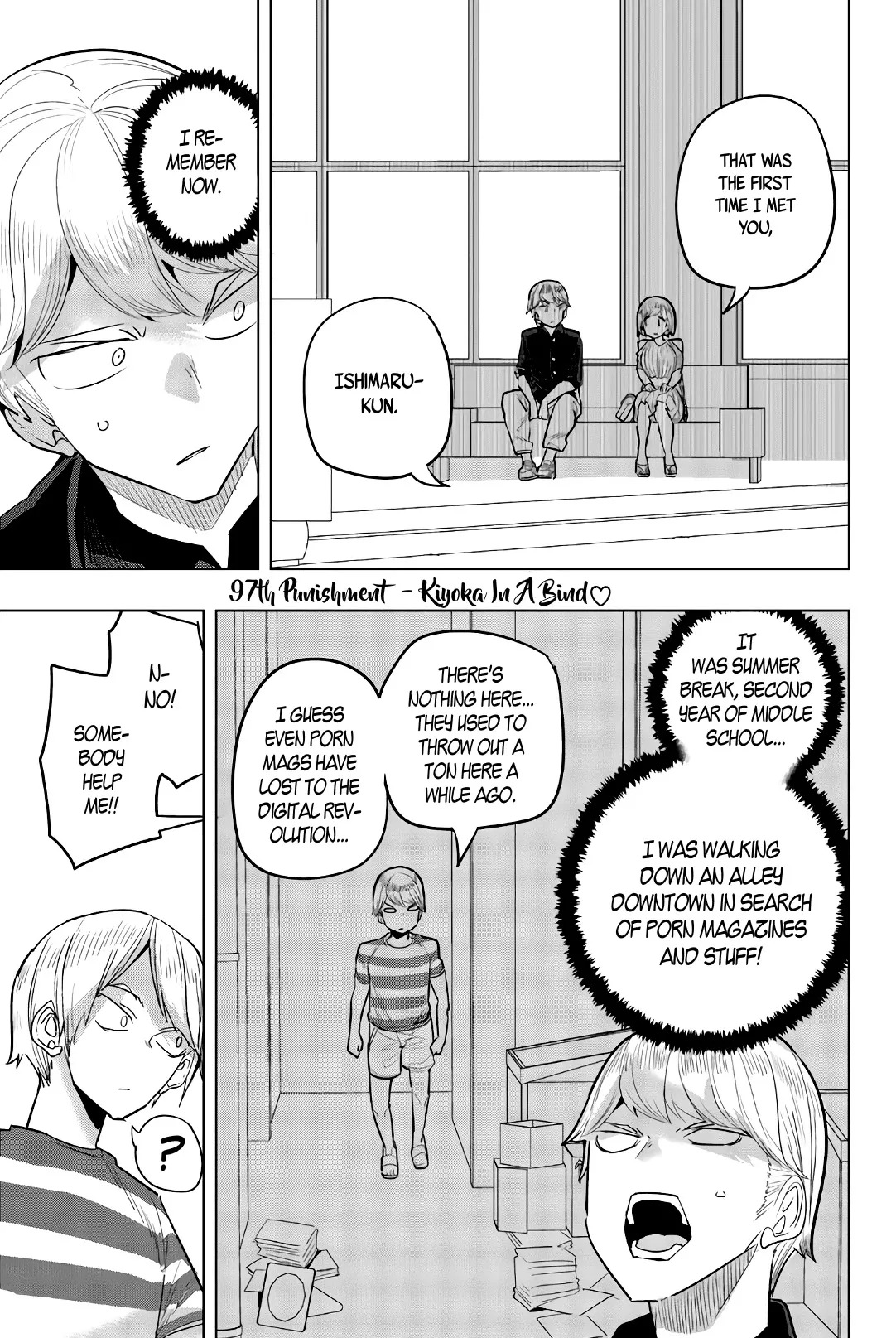 Read Houkago no Goumon Shoujo Chapter 97 - Kiyoka In A Bind♥ Online