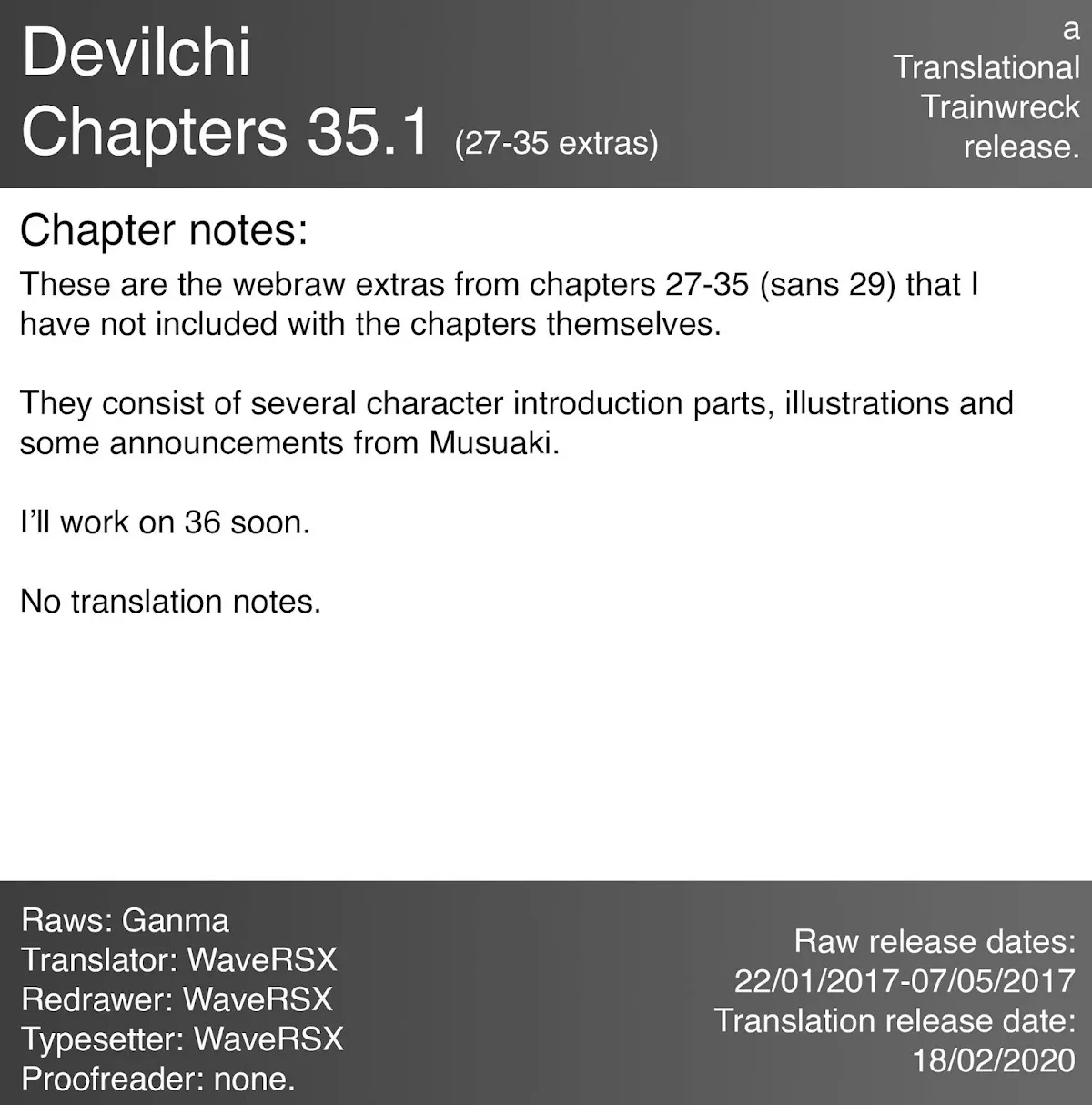 Read Devilchi Chapter 35.1 Online