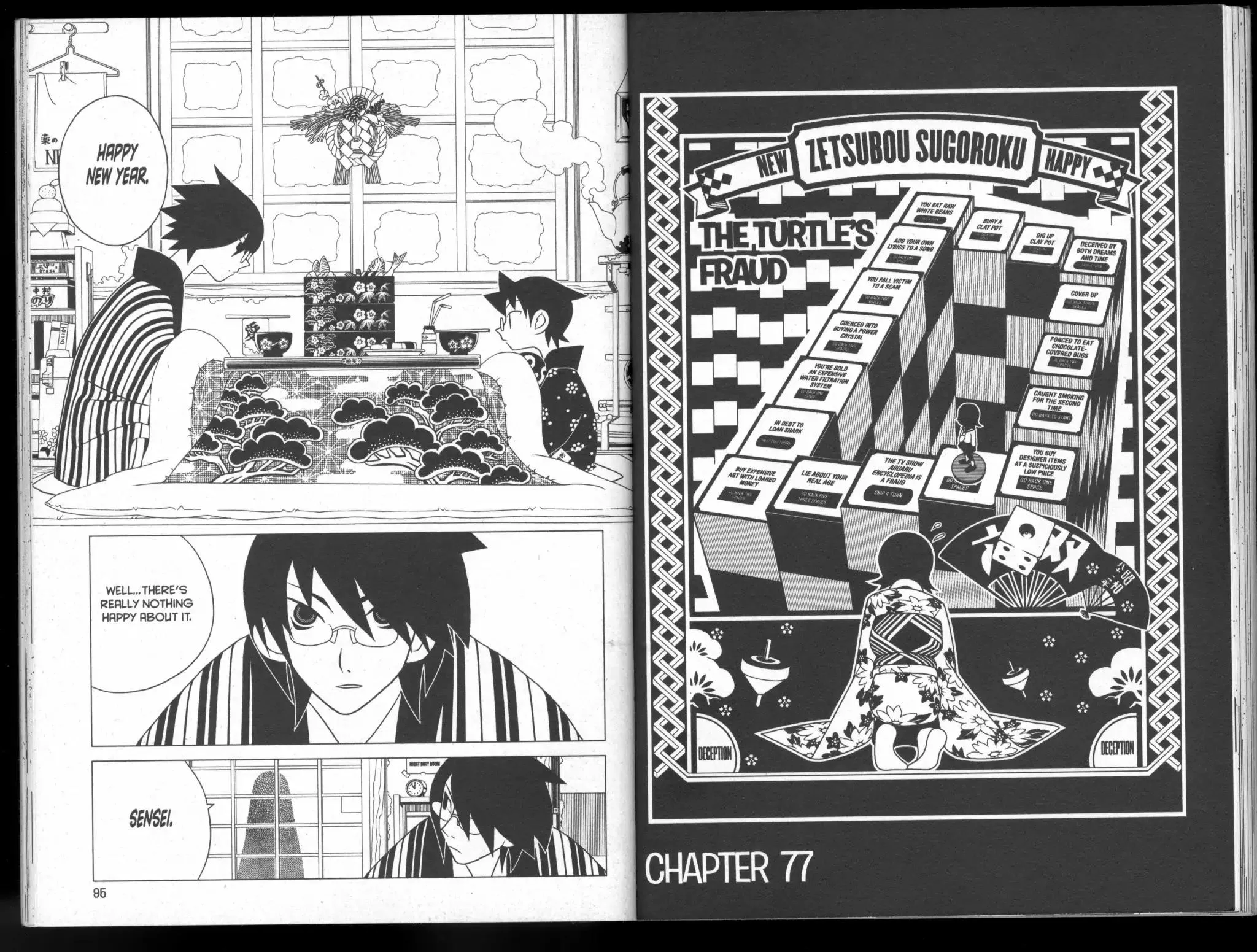 Read Sayonara Zetsubou Sensei Chapter 77 - The Turtle's Fraud Online