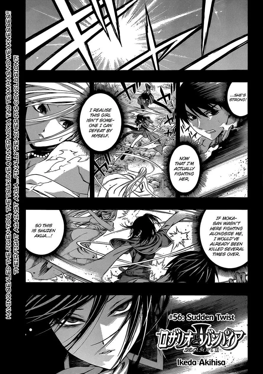 Read Rosario to Vampire Season II Chapter 56 - Sudden Twist Online