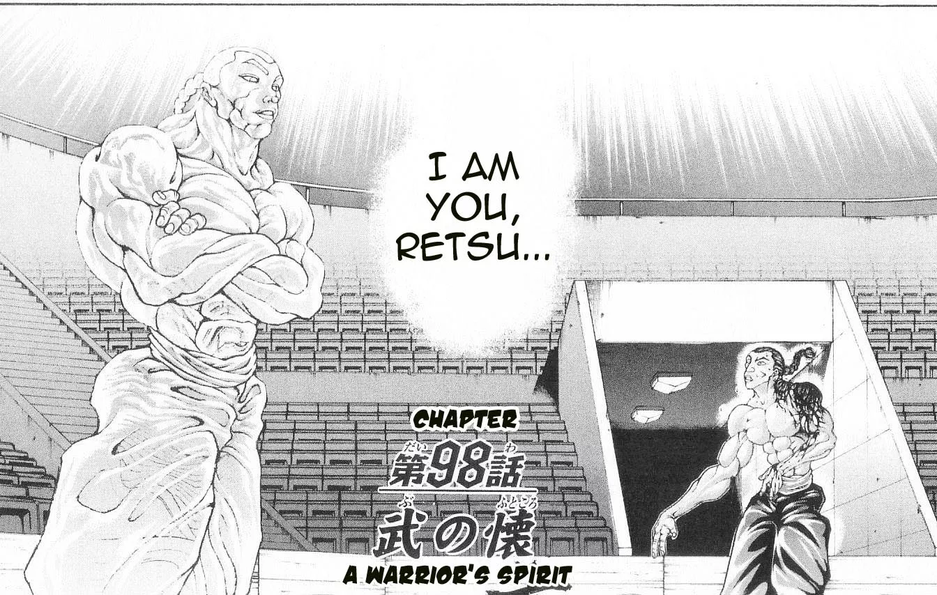Read Hanma Baki Chapter 98 - A Warrior's Spirit Online