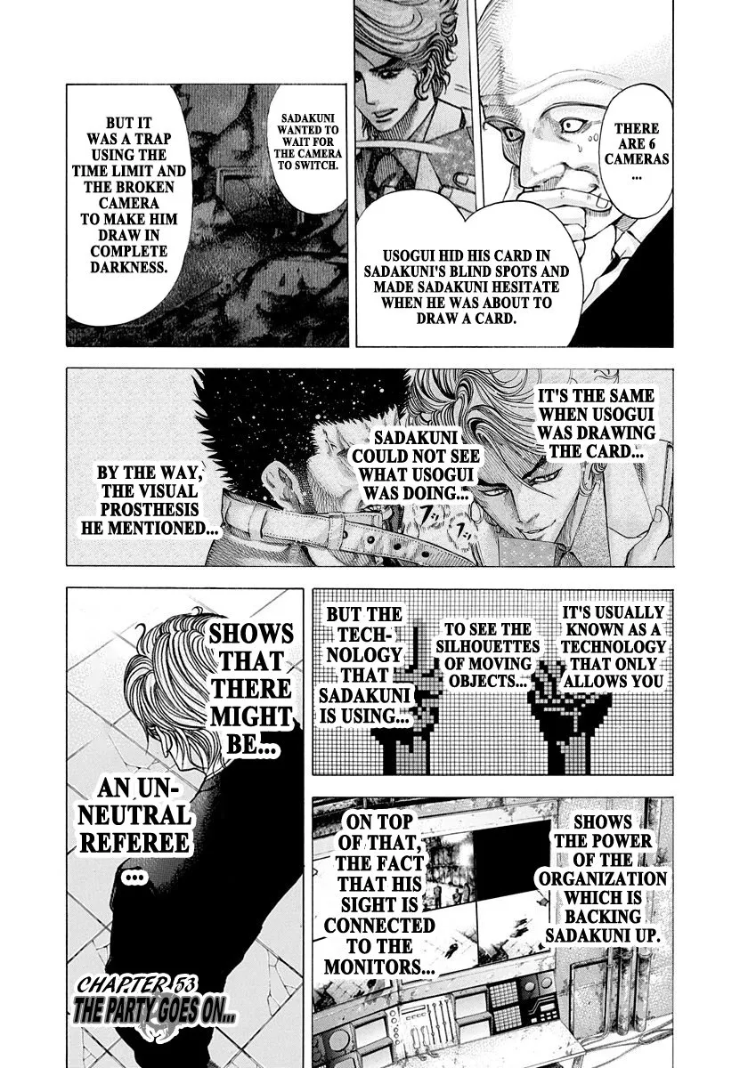 Read Usogui Chapter 53 - The Party Goes On... Online