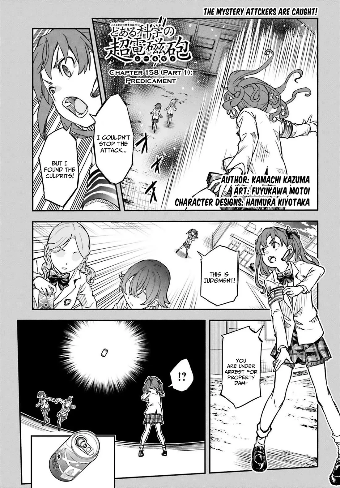 Read To Aru Kagaku no Railgun Chapter 158.1 - Predicament Online