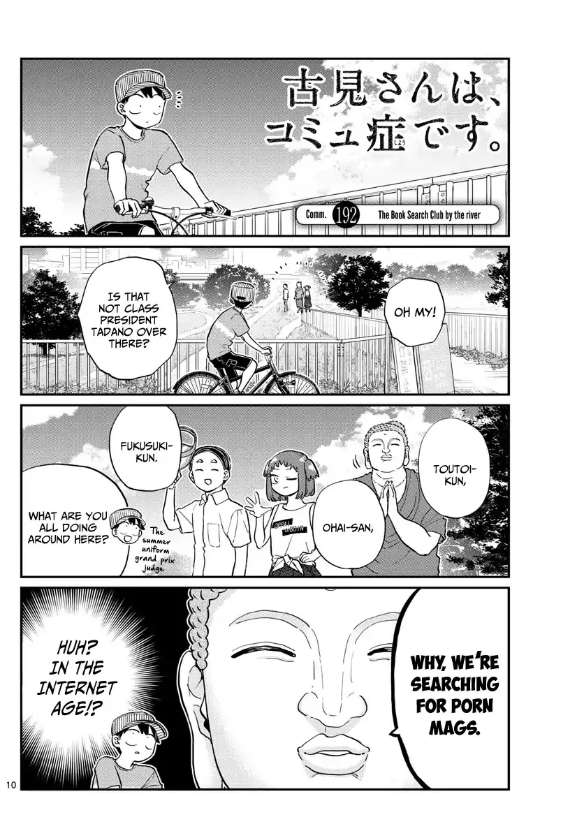 Read Komi-san wa Komyushou Desu Chapter 192 - The Book Search Club by the river Online