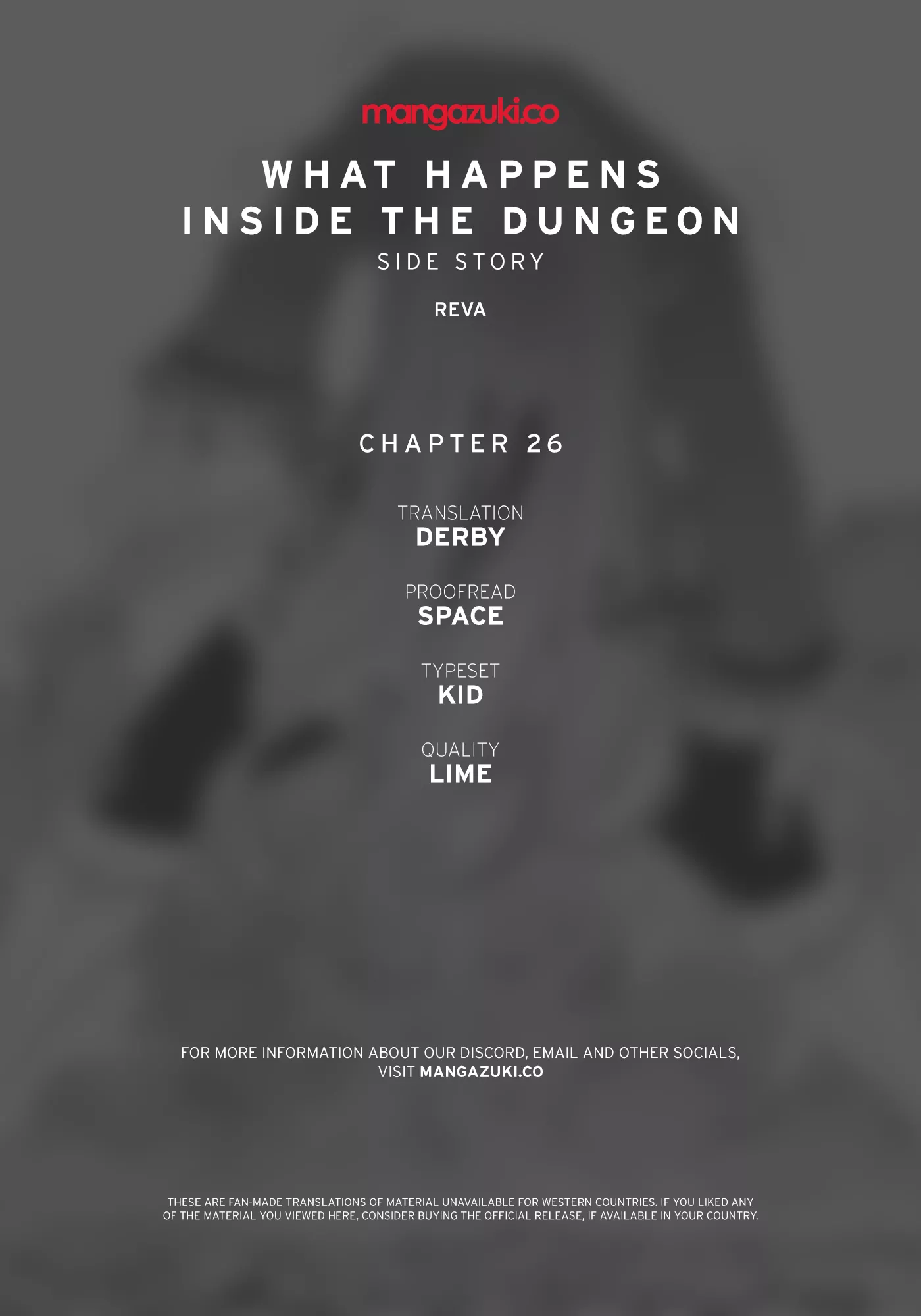 Read What Happens Inside the Dungeon Chapter 136 - Side Story - Chapter 26 Online