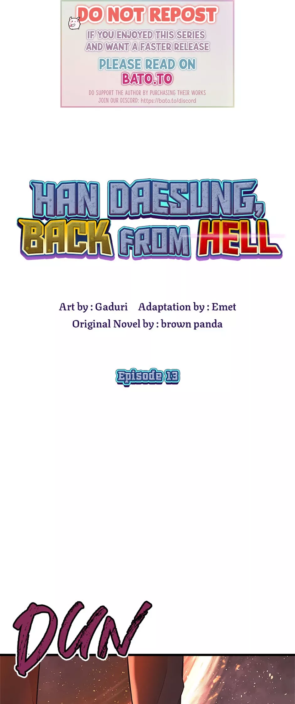 Read Han Daesung, Back From Hell Chapter 13 Online