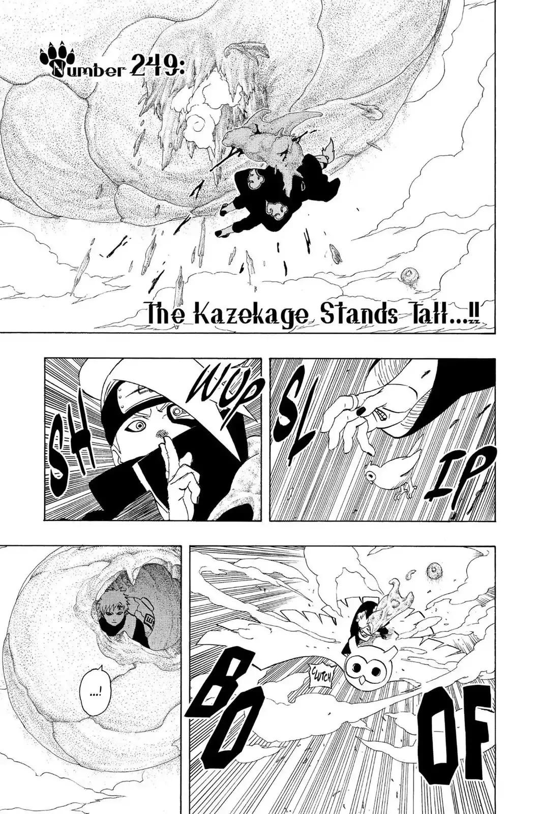 Read Naruto Chapter 249 - The Kazekage Stands Tall...!! Online