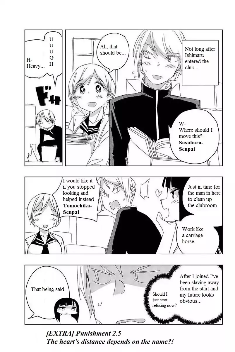 Read Houkago no Goumon Shoujo Chapter 2.5 - The Heart's Distance Depends On The Name?! Online