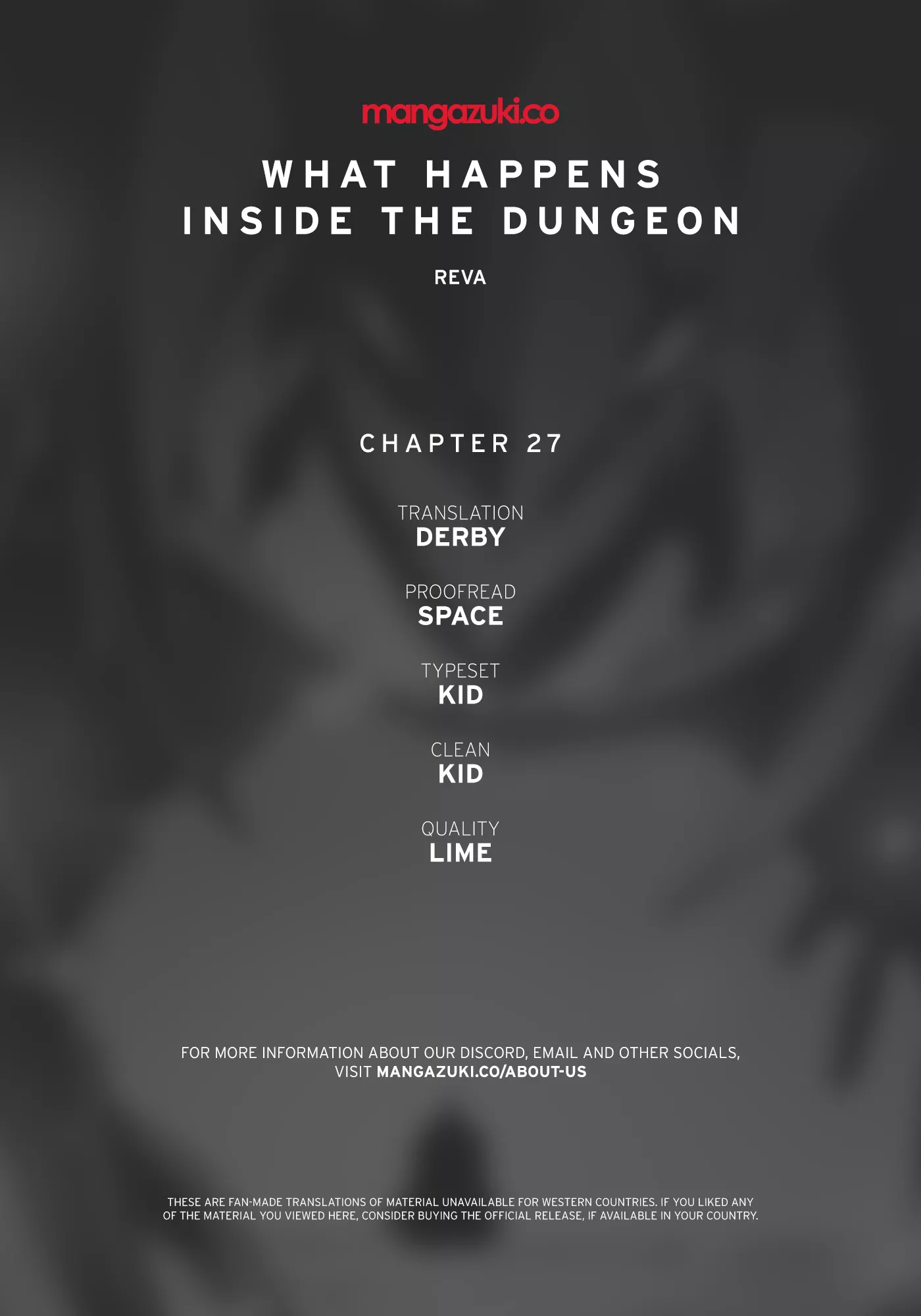 Read What Happens Inside the Dungeon Chapter 27 Online