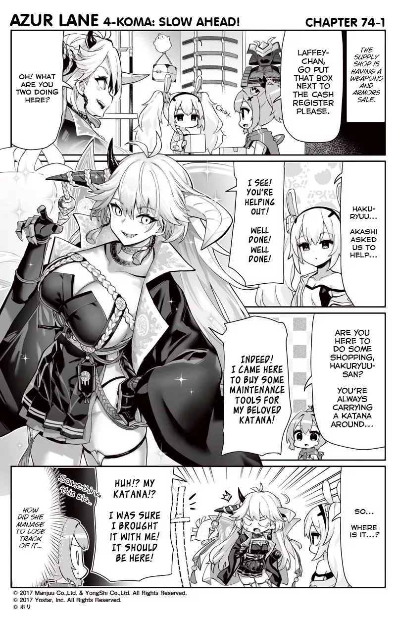 Read Azur Lane 4-koma: Slow Ahead Chapter 74 Online