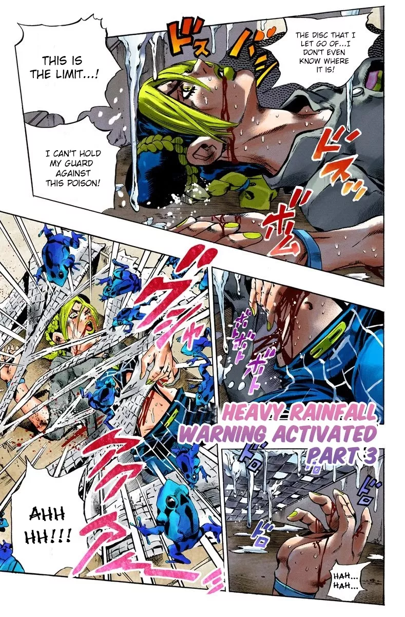 Read JoJo’s Bizarre Adventure Part 6: Stone Ocean Chapter 50 - Heavy Rainfall Warning Activated Part 3 Online