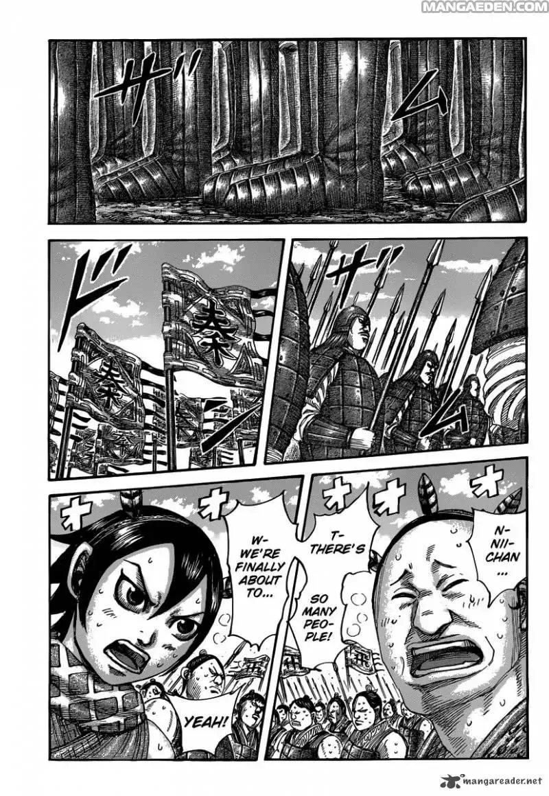 Read Kingdom Chapter 498 - Tension of a Large Army Online