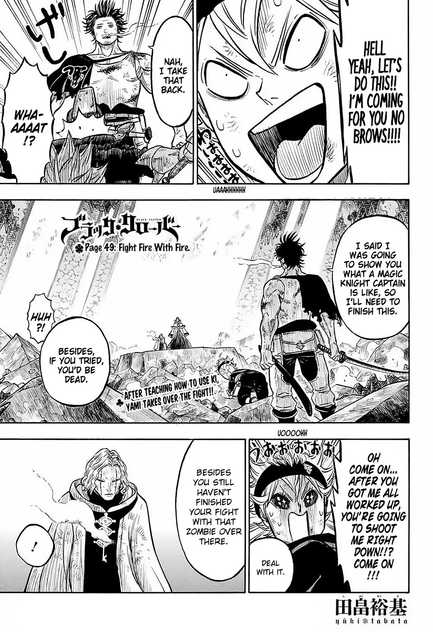 Read Black Clover Chapter 49 - Fight Fire With Fire Online