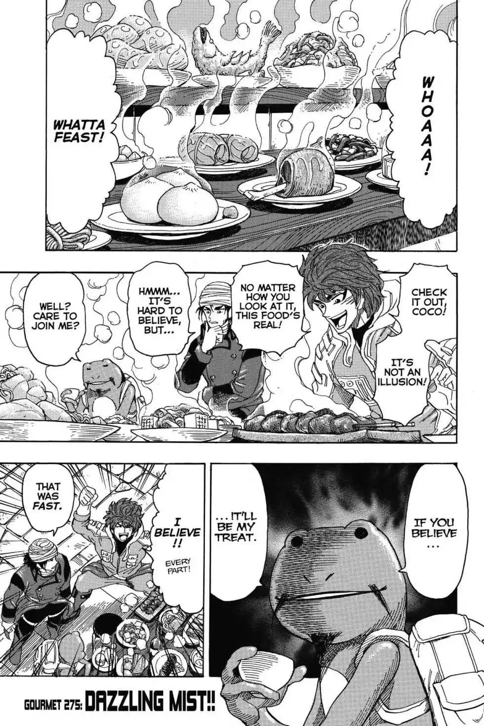 Read Toriko Chapter 275 - Vol.31 Gourmet 275: Dazzling Mist!! Online