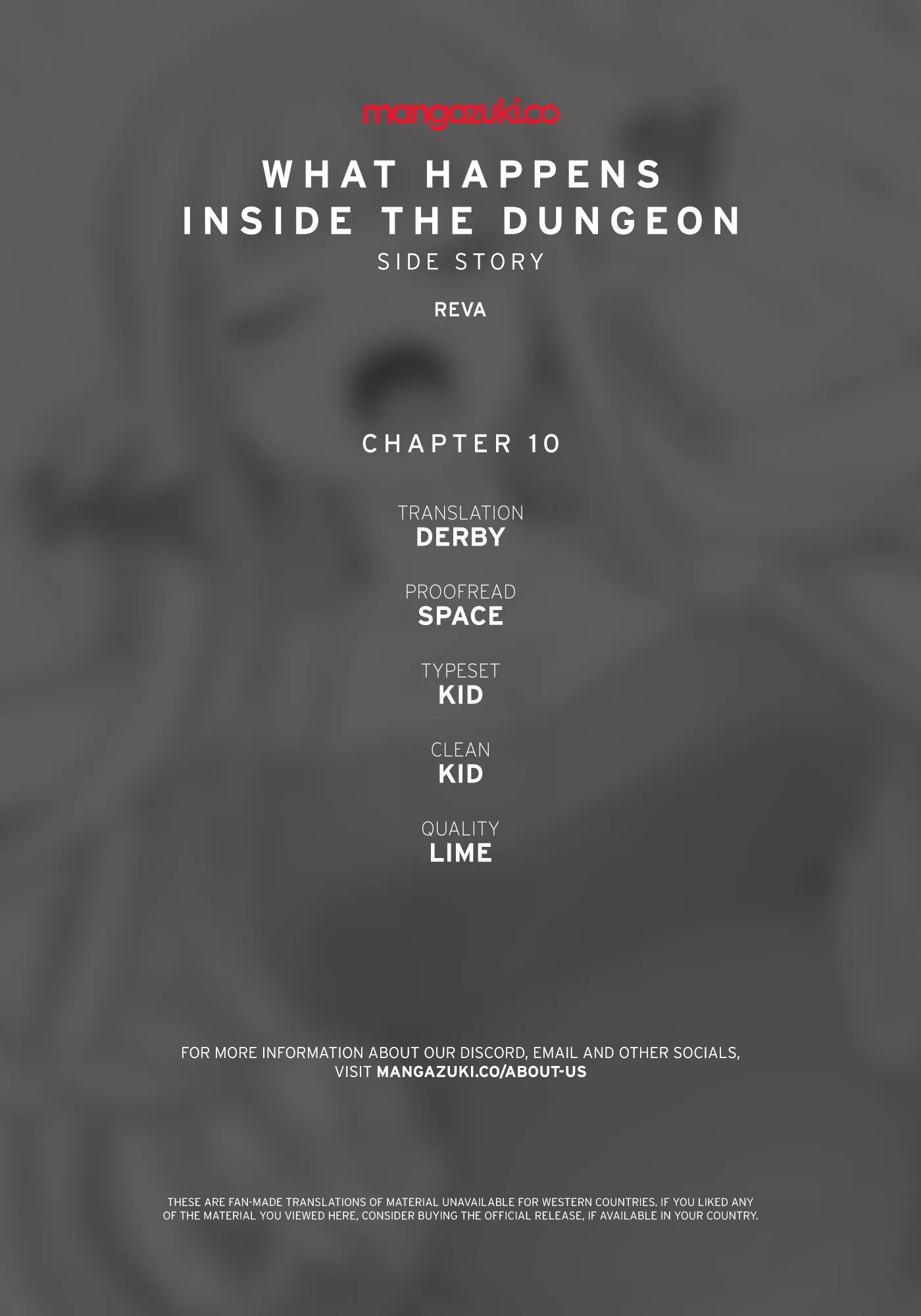 Read What Happens Inside the Dungeon Chapter 120 - Side Story - Chapter 10 Online