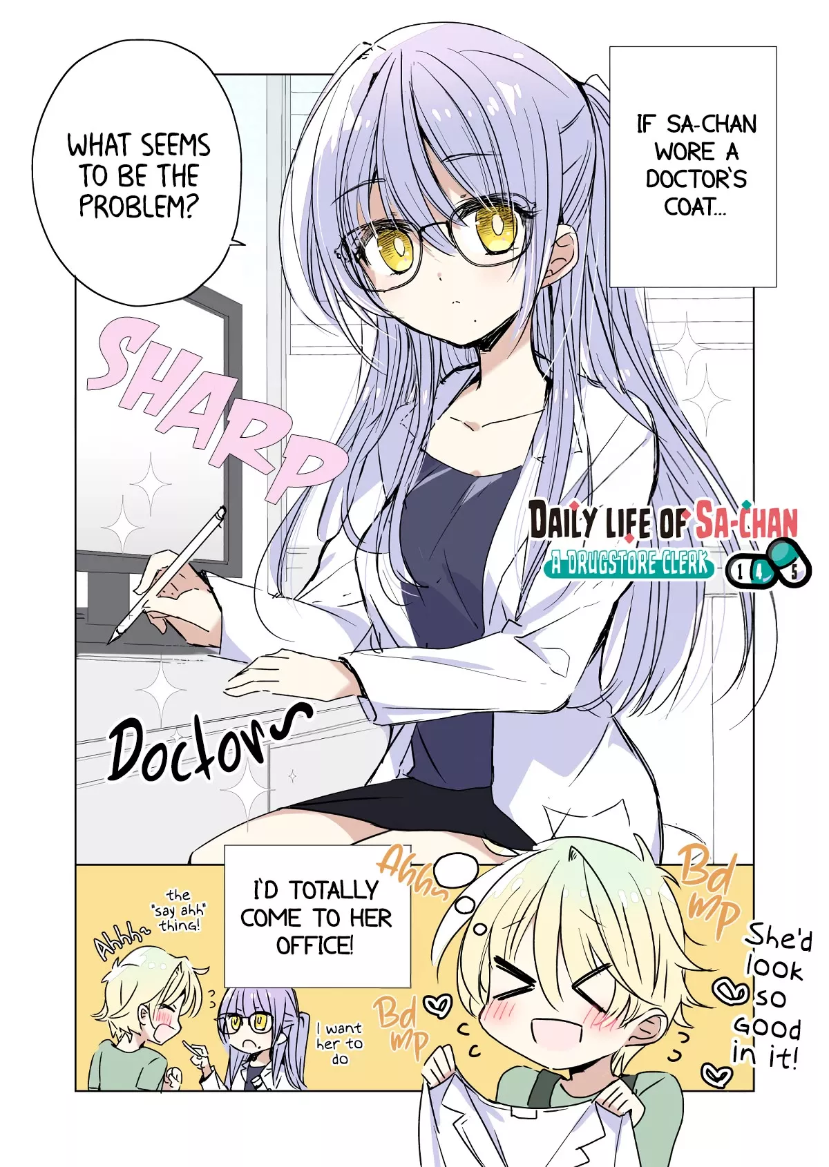 Read Daily Life of Sa-chan, a Drugstore Clerk Chapter 14.5 Online