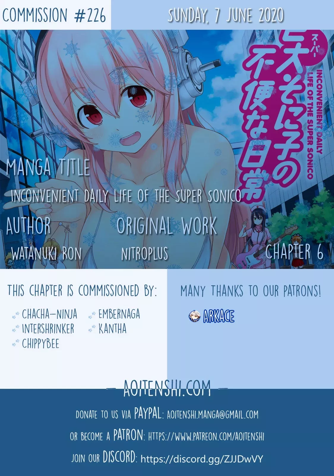 Read Super Sonico no Fuben na Nichijou Chapter 6 - What We Can Do Online