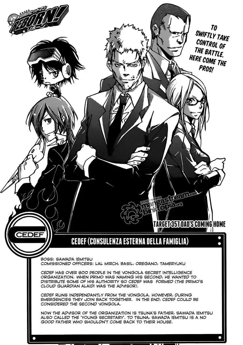 Read Katekyou Hitman Reborn! Chapter 357 - Dad's Coming Home Online