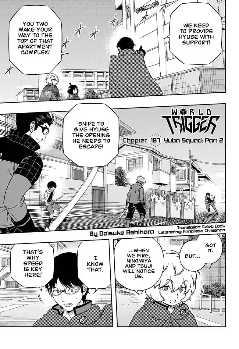 Read World Trigger Chapter 187 - Yuba Squad: Part 2 Online