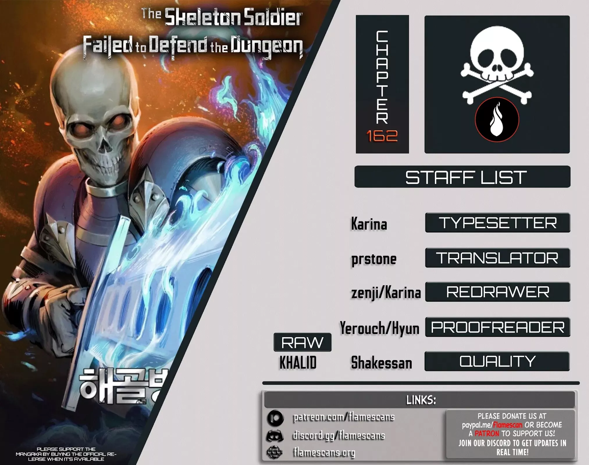 Read Skeleton Soldier Couldn’t Protect the Dungeon Chapter 162 Online