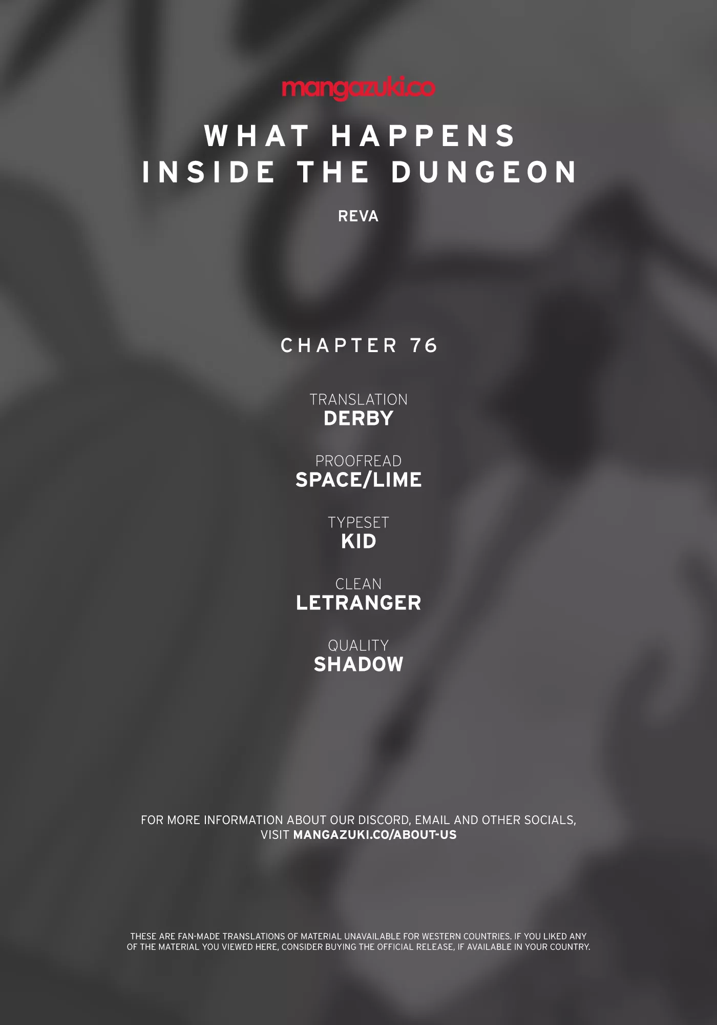 Read What Happens Inside the Dungeon Chapter 76 Online