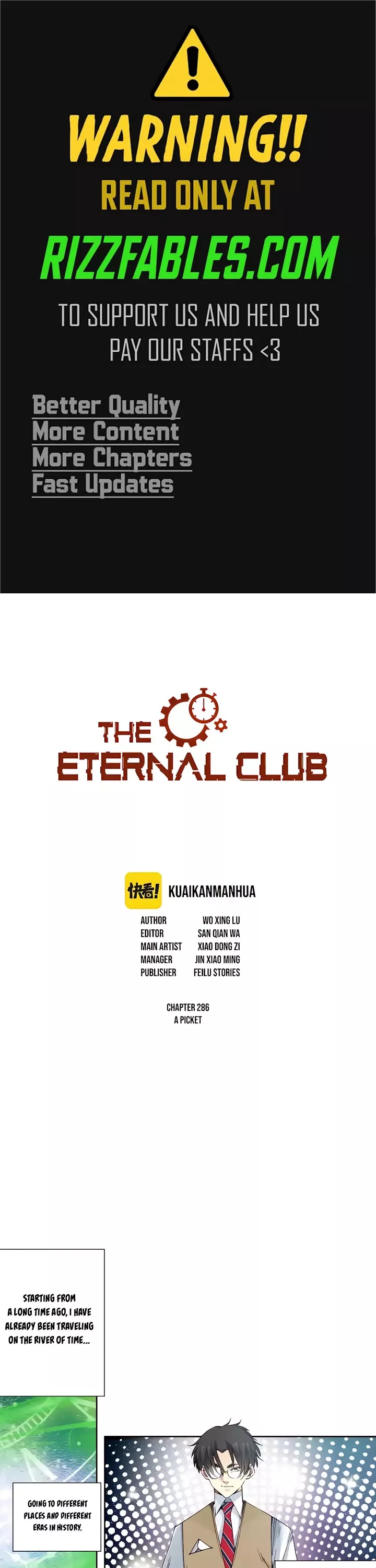 Read Eternal Club Chapter 286 Online