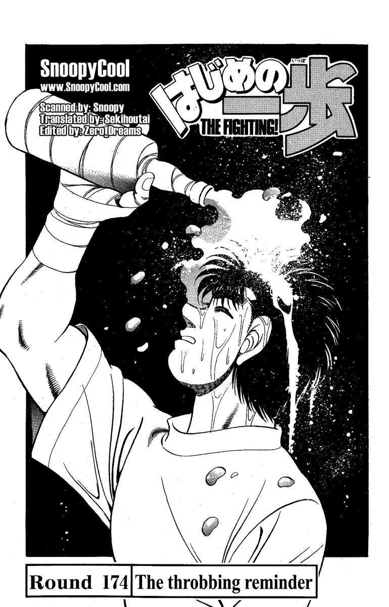 Read Hajime no Ippo Chapter 174 - The Throbbing Reminder Online