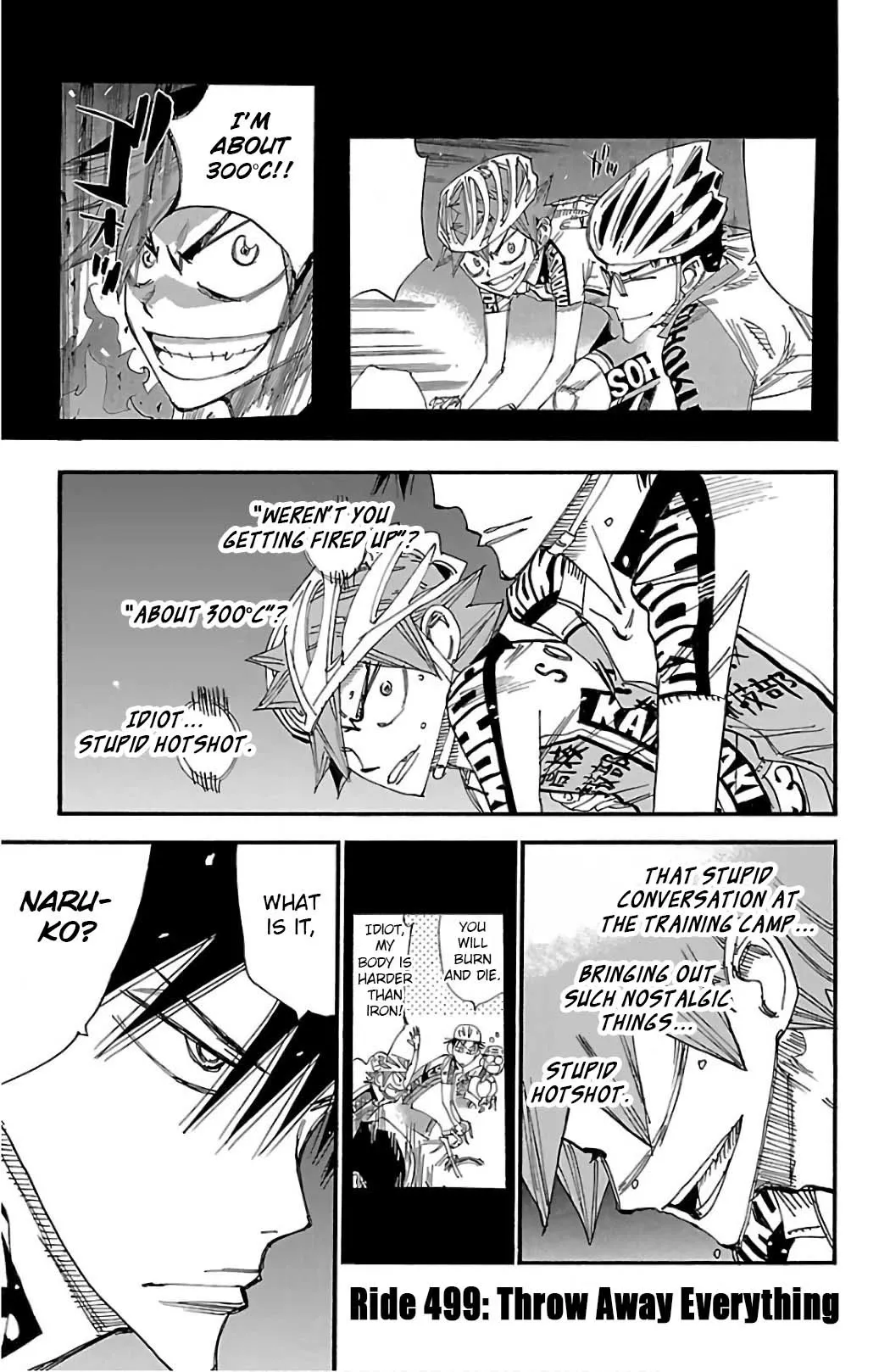 Read Yowamushi Pedal Chapter 499 - Throw Away Everything Online