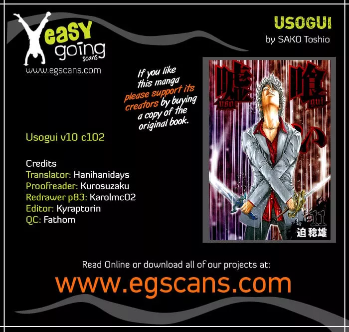 Read Usogui Chapter 102 - The Grim Reaper Has Descended Online