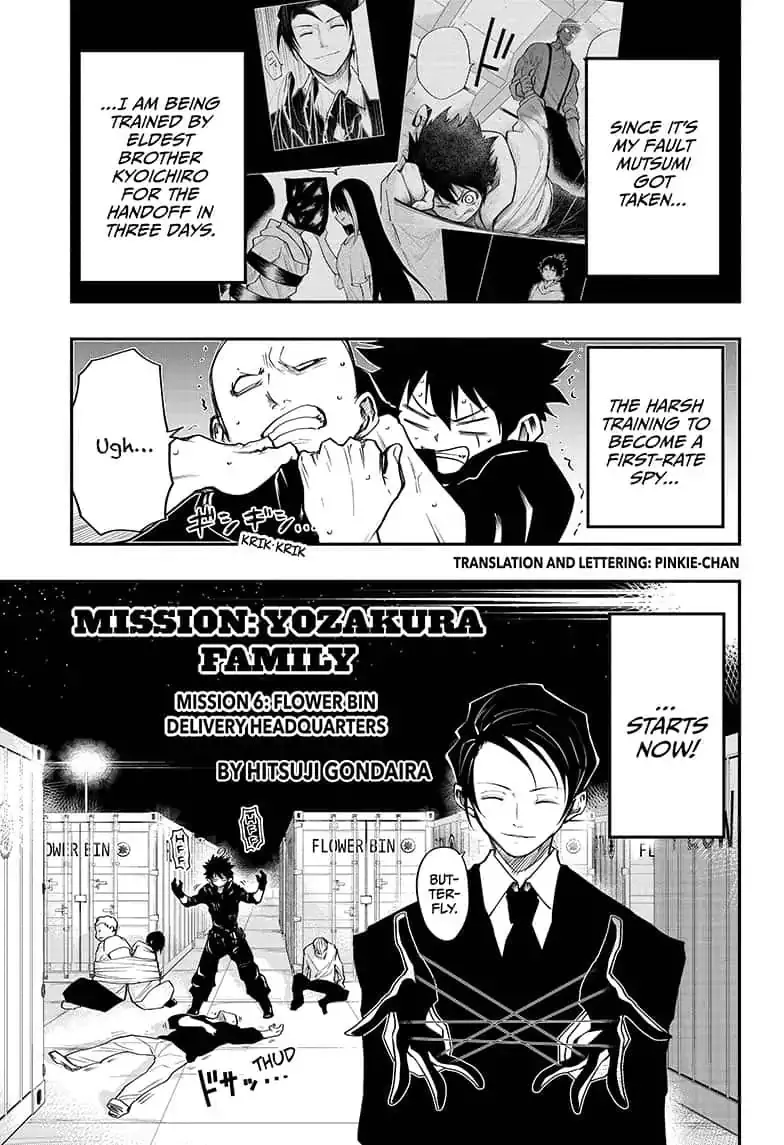 Read Mission: Yozakura Family Chapter 6 - Mission 6: Flower Bin Delivery Headquarter Online