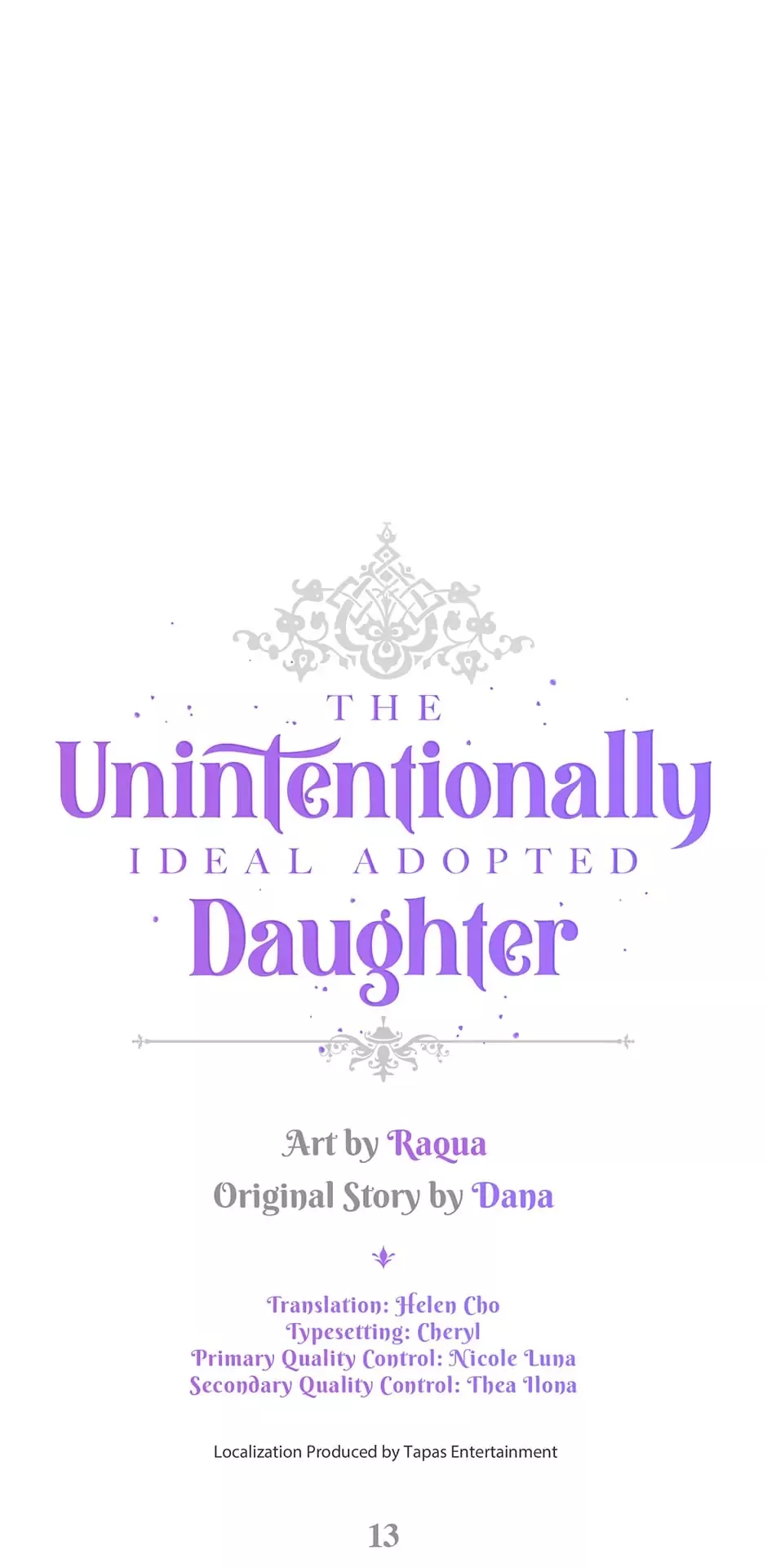 Read The Unintentionally Ideal Adopted Daughter Chapter 13 Online