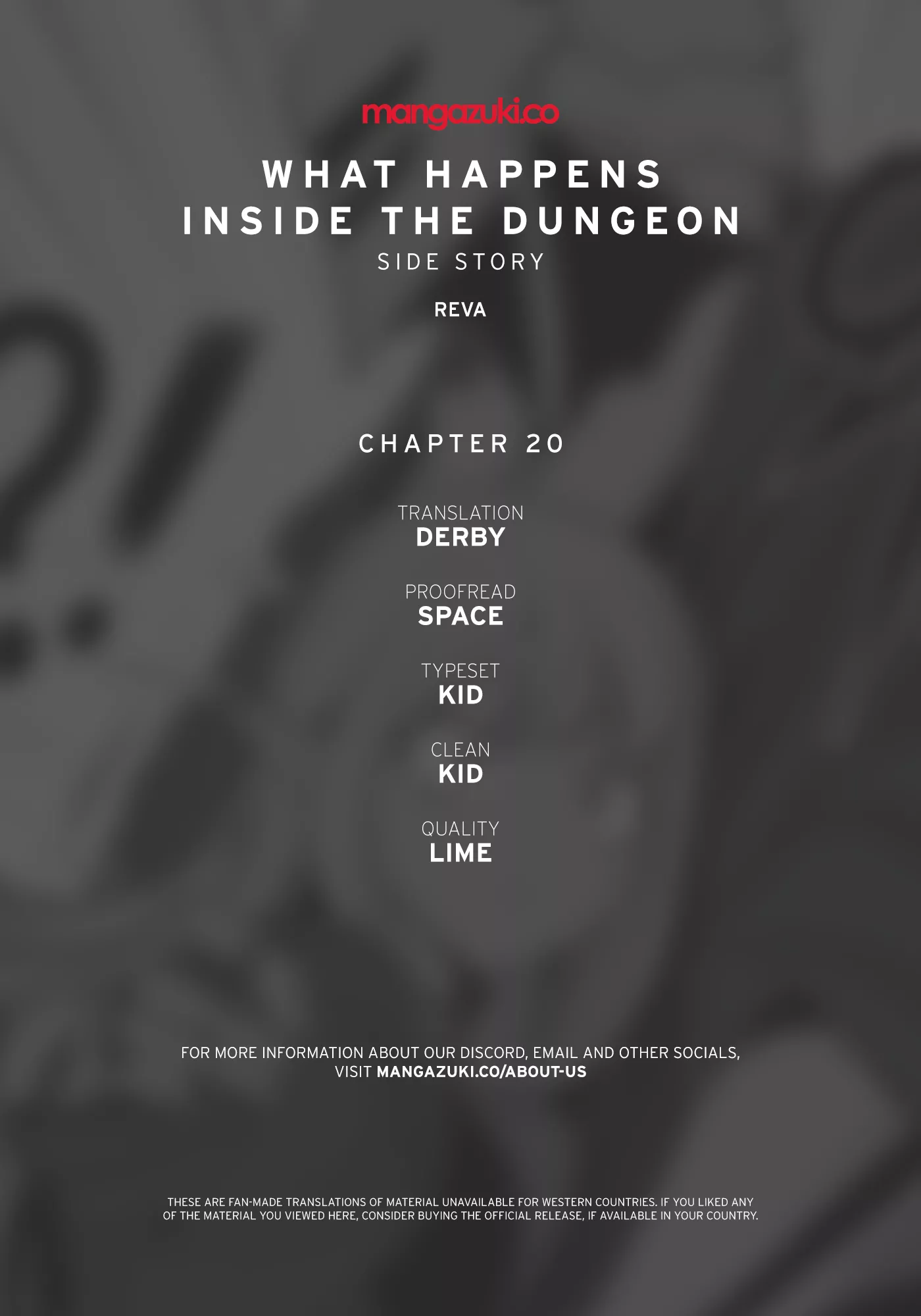 Read What Happens Inside the Dungeon Chapter 130 - Side Story - Chapter 20 Online