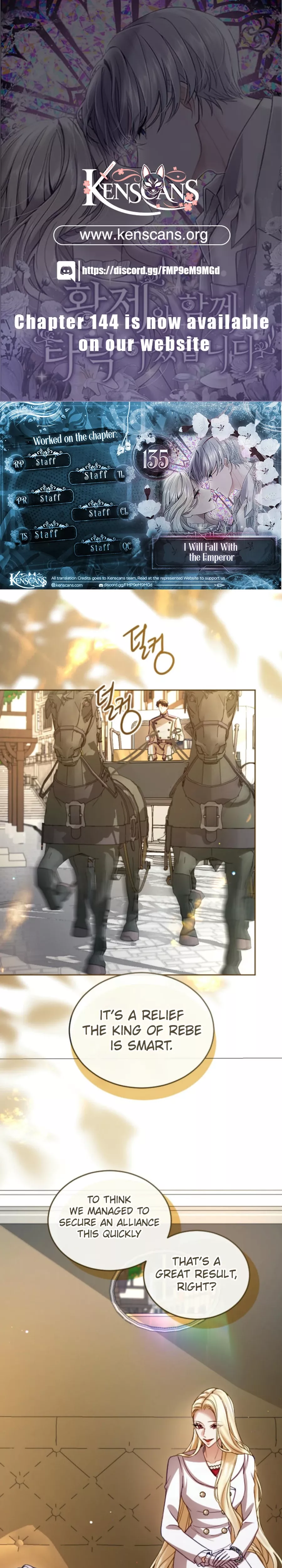 Read I Will Fall With the Emperor Chapter 135 Online