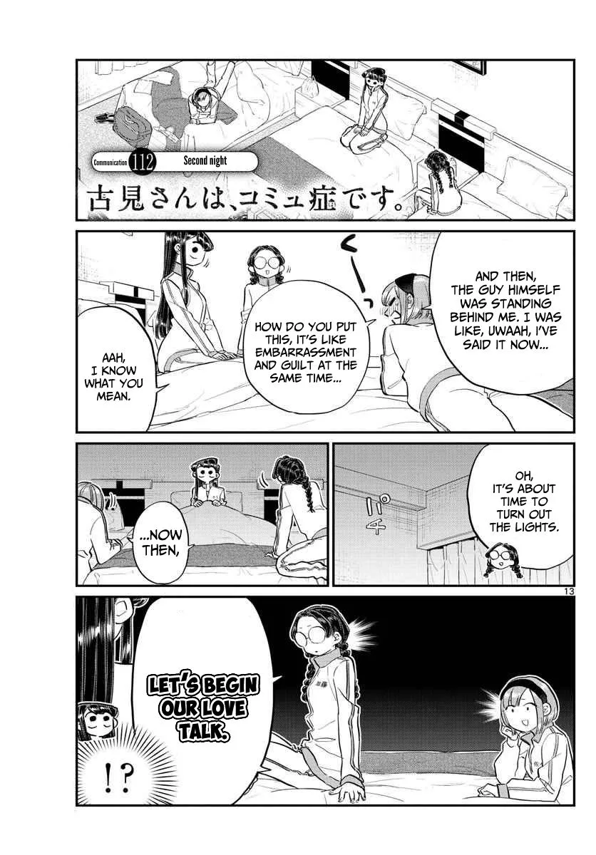 Read Komi-san wa Komyushou Desu Chapter 112 - Second night Online