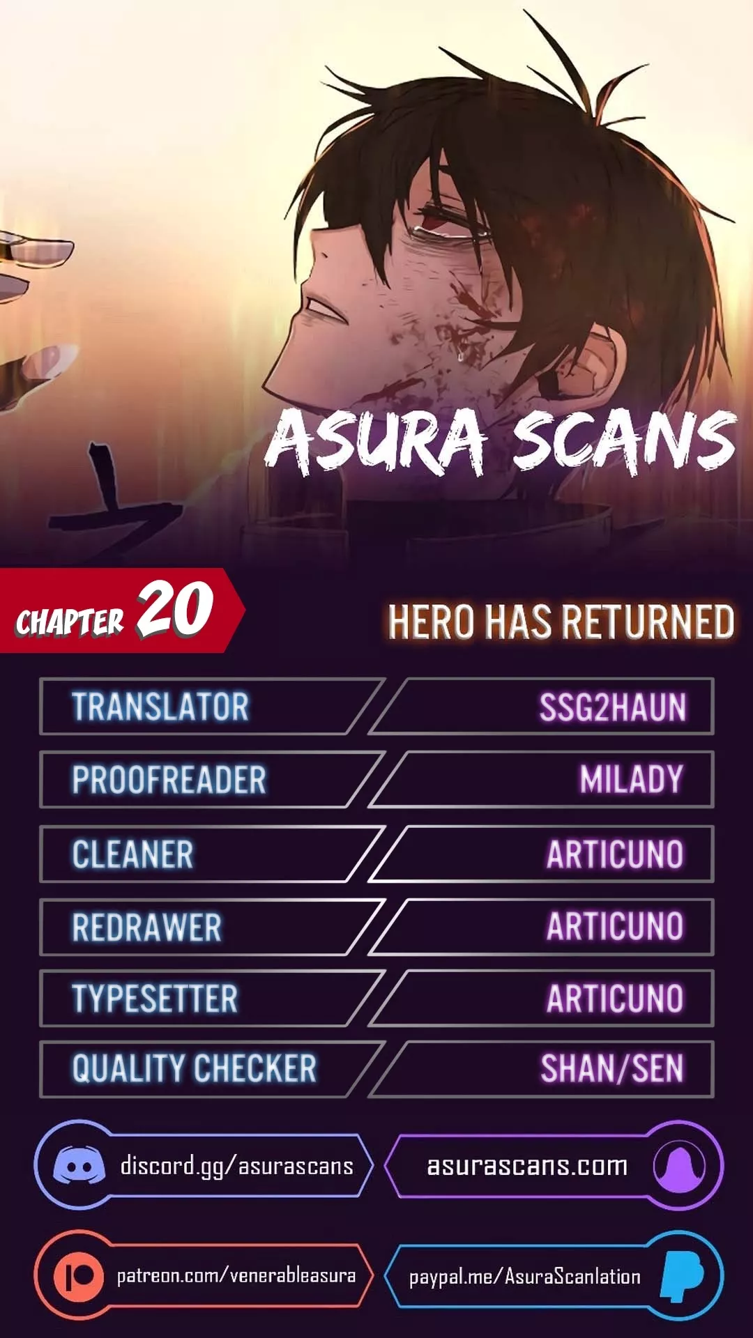 Read Hero Has Returned Chapter 20 Online