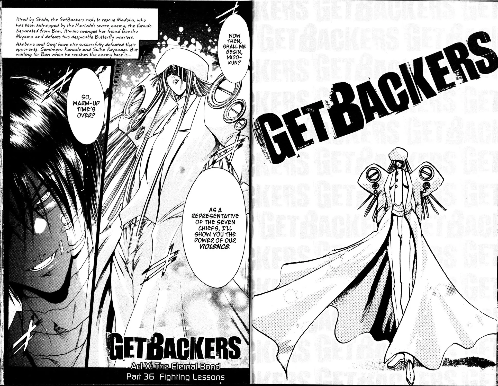 Read Get Backers Chapter 197 - Act X: The Eternal Bond (36): Fighting Lessons Online